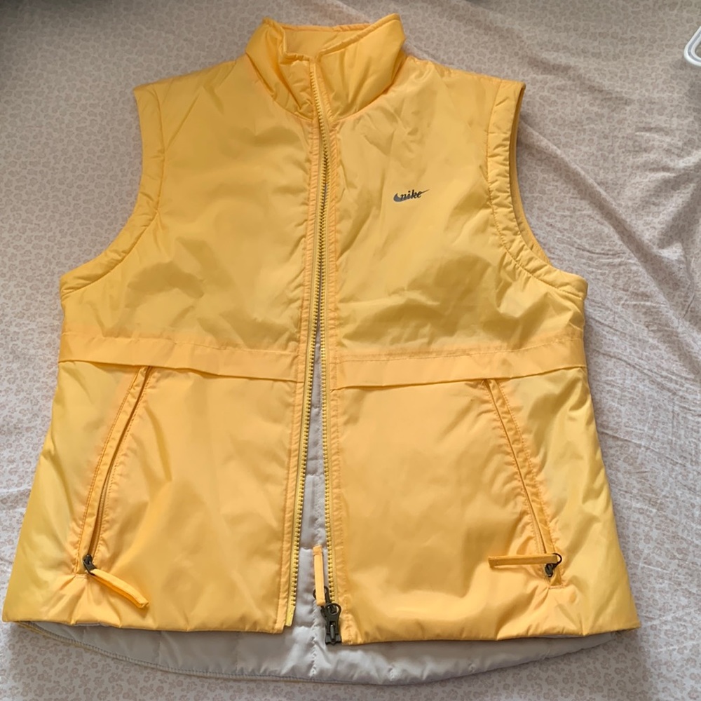 Nike Swoosh - “Bright Yellow” Vest. Size Women’s S.. Hardly been worn > 3 times